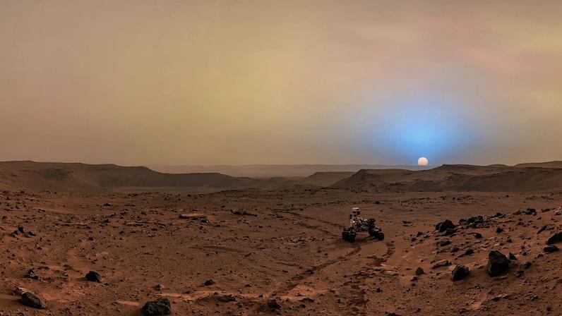 Por que o céu de Marte difere do céu da Terra