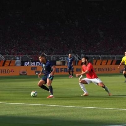 Bruno Guimarães faz gol pelo Brasil contra o Egito