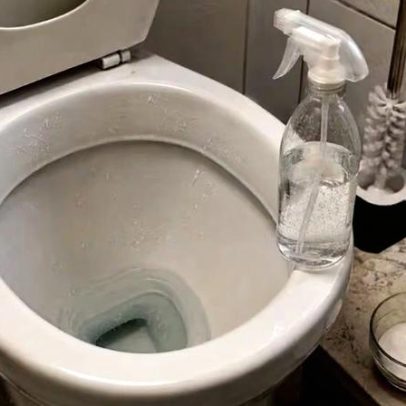 Água com bicarbonato de sódio ajuda na manutenção de vasos sanitários