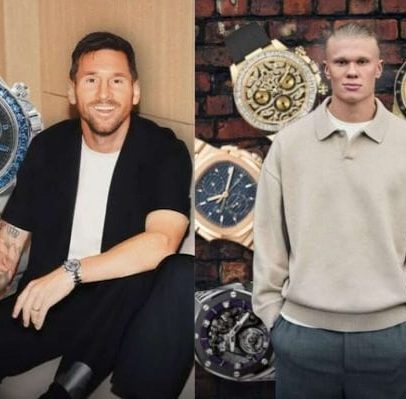Messi, Vini Jr. e Haaland usam relógios de R$ 15 milhões com lista de espera