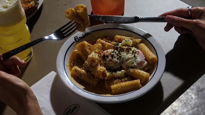 Rigatoni beneditino do Brim. Foto: André Iosolini/Divulgação