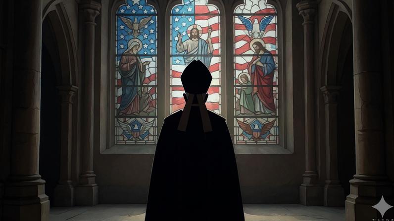 Bispo alerta que o secularismo, o relativismo e o individualismo excessivo representam desafios significativos para a sociedade americana (Foto: Imagem gerada por inteligência artificial)