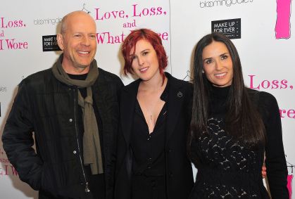 Bruce Willis, Rumer Willis e Demi Moore