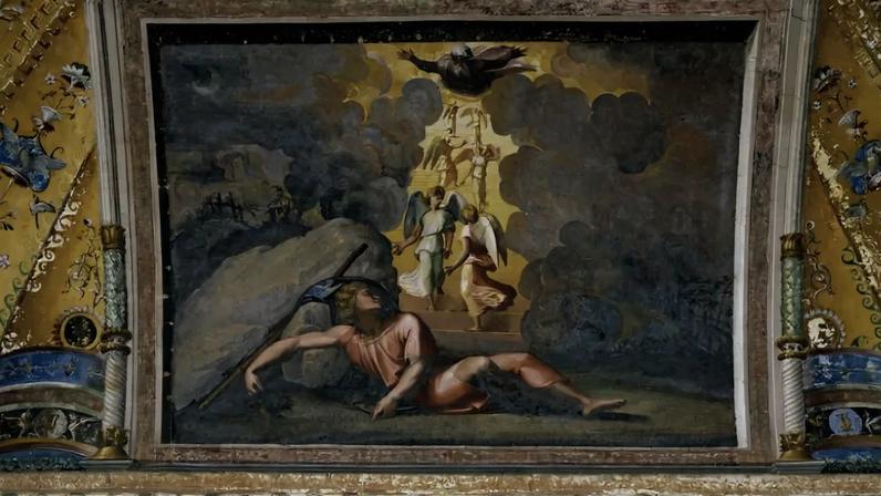 A section of the Raphael Loggias, in the Apostolic Palace, Vatican City.