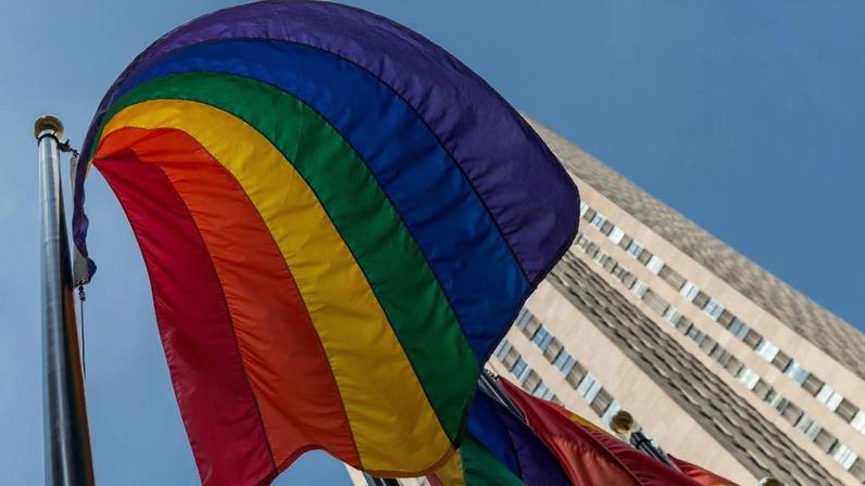 Bandeira LGBTQIA+: a Fifa fiz que os símbolos da diversidade são muito bem-vindos na Copa (Lev Radin/Pacific Press/Getty Images)