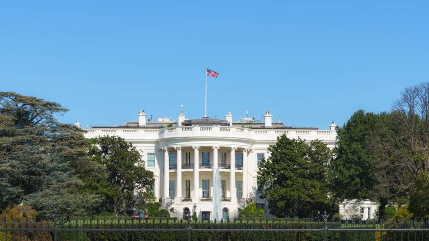 A Casa Branca, em Washington, D.C.: sede do poder executivo
