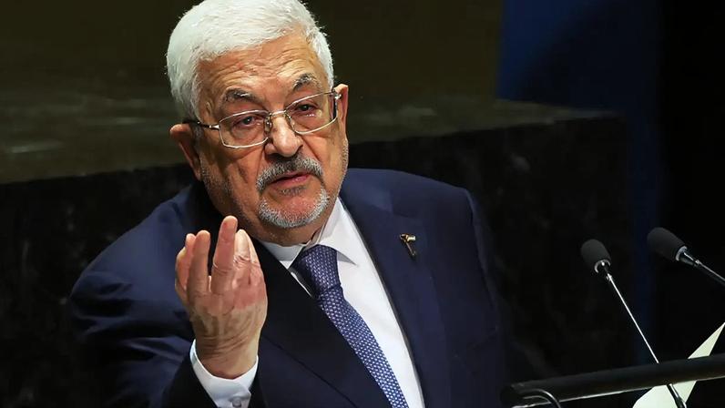 O Presidente da Autoridade Palestina, Mahmoud Abbas, durante a Assembleia Geral das Nações Unidas, em Nova York. (21/09/2023)