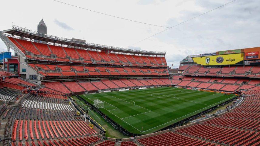 Huntington Bank Field, em Cleveland, será o palco da partida entre Brasil e Egito neste sábado, 6 (Michael Miller/ISI Photos/Getty Images)