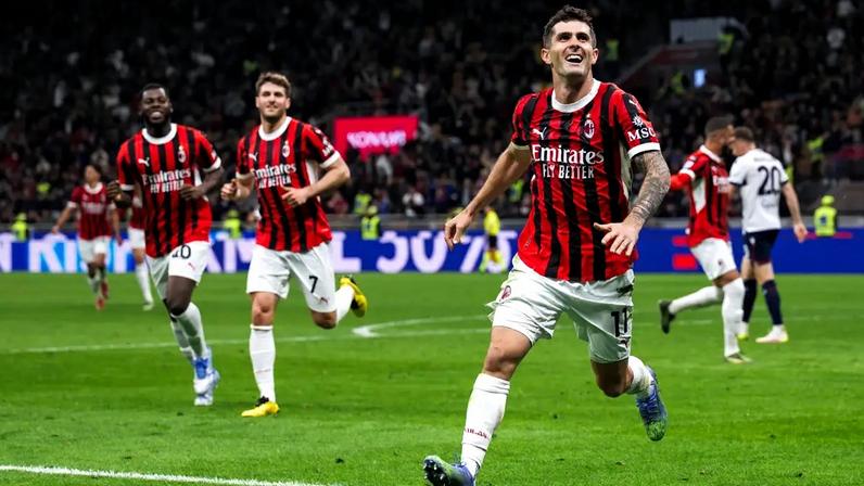 Pulisic em atuação pelo Milan, da Itália (Nicolò Campo/LightRocket/Getty Images)