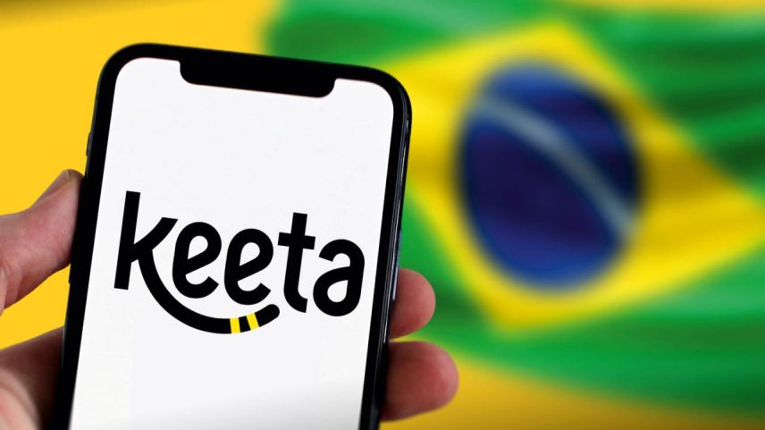 Aplicativo da Keeta (VCG/Getty Images)