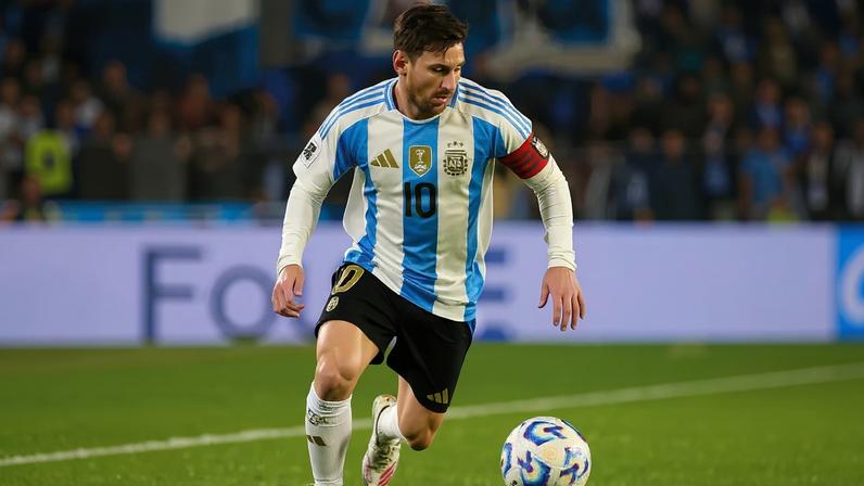 RÉGUA... - O canhotinha argentino Lionel Messi: inteligência inigualável de deslocamento em campo