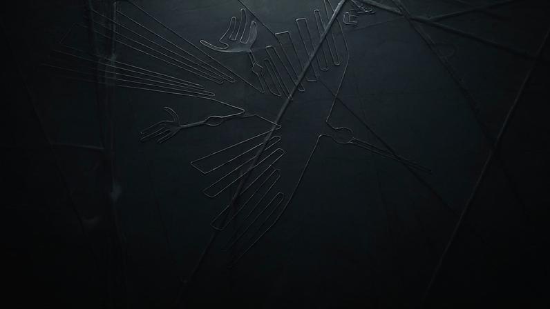 Geoglifo da Linha de Nazca, vertente do Espiral Tripla