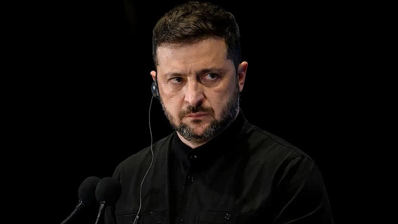 O presidente da Ucrânia, Volodymyr Zelensky