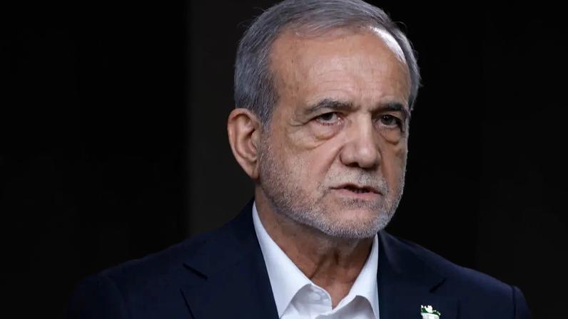O presidente do Irã, Masoud Pezeshkian (John Lamparski/Getty Images)