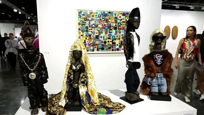 A view of the Paula Cooper Gallery at the Art Basel Miami Beach in 2025.