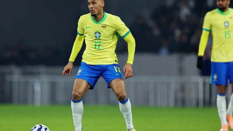 Fabinho, jogador da seleção brasileira (Rico Brouwer/Soccrates/Getty Images)