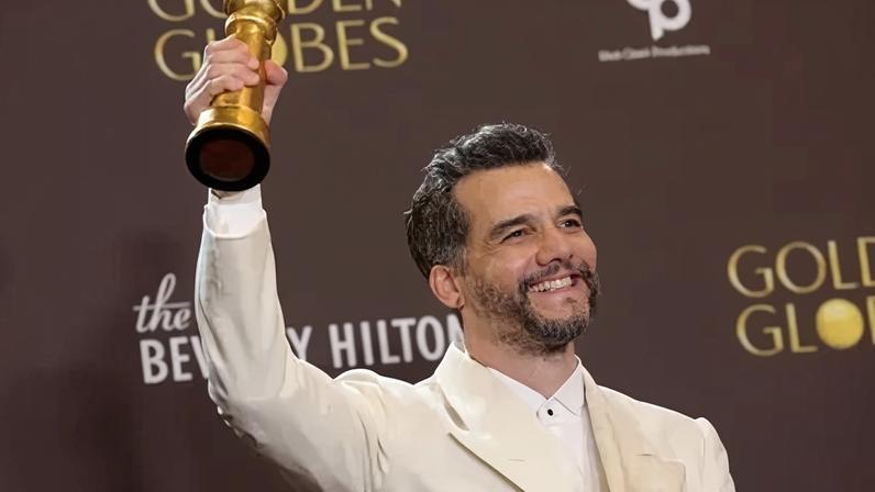 Wagner Moura vence prêmio de Melhor Ator em Filme Dramático por "O Agente Secreto"