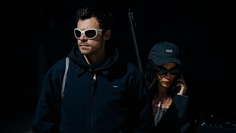 NEW YORK, NY - MARCH 09: Harry Styles and Zoe Kravitz are seen on March 09, 2026 in New York City. (Photo by XNY/Star Max/GC Images)