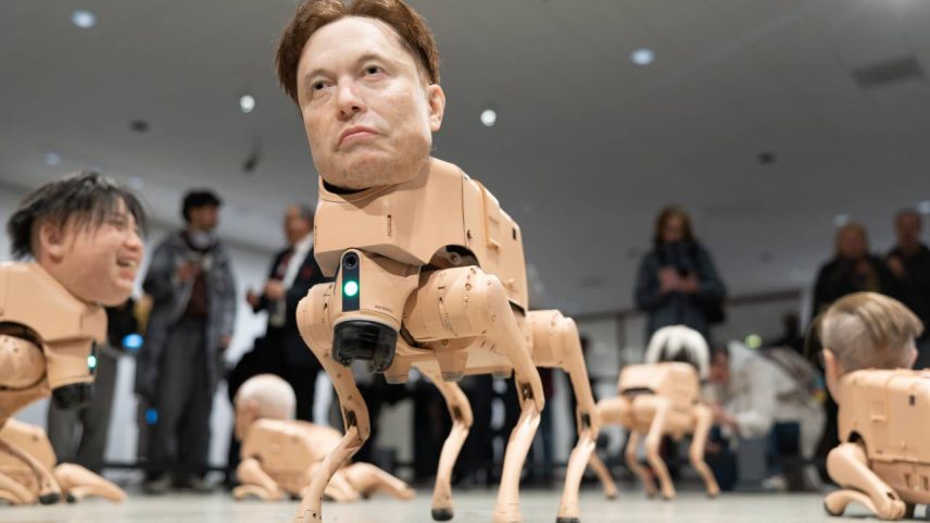 Animal: com um trilhão no bolso, Musk tem poder para praticamente tudo (Christian Ender/Getty Images)