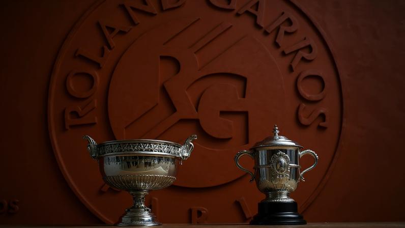 Troféus de Roland Garros (Franco Arland/Getty Images)