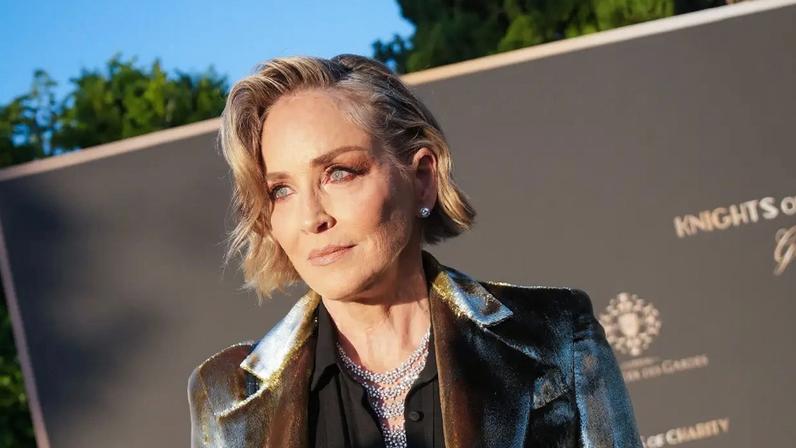 Sharon Stone no Festival de Cannes 2026 (Andrea Cremascoli/Getty Images)
