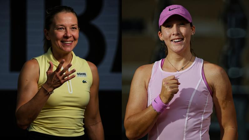DUELO RUSSO - Maja Chwalińska e Mirra Andreeva: embate inédito no feminino - (Robert Prange/ Antonio Borga/Eurasia Sport/Getty Images)