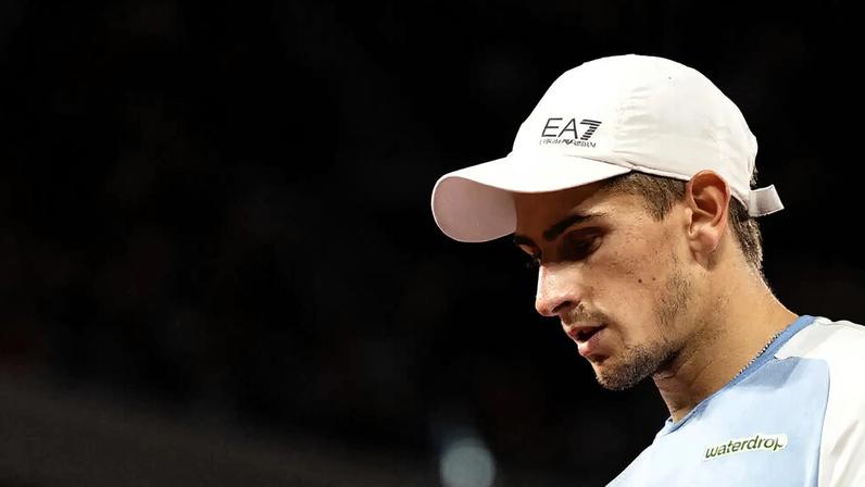 Matteo Arnaldi had spent longer on court than any other man in the draw.