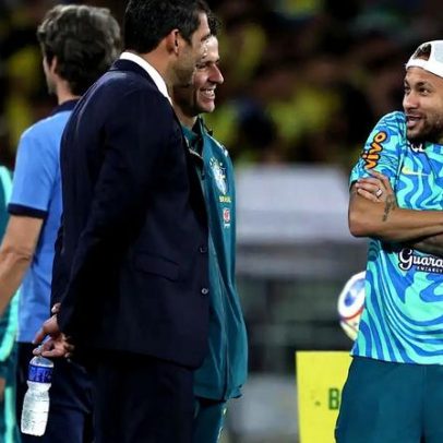 Leitura labial revela o que Neymar disse em conversa com presidente da CBF