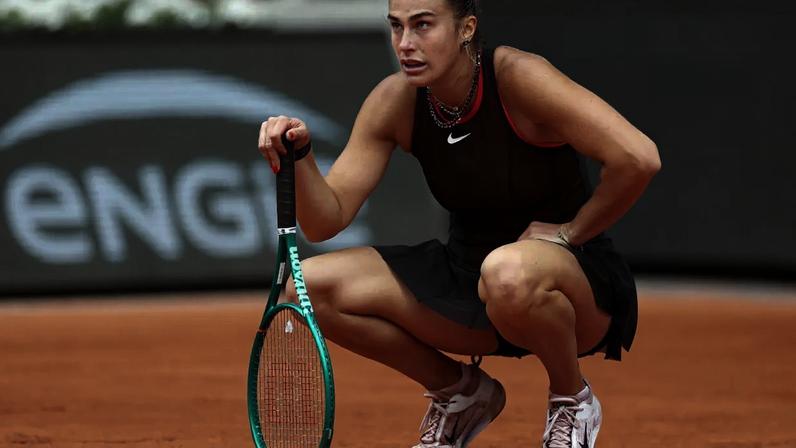 Aryna Sabalenka foi eliminada nas quartas de final de Roland Garros (Ian MacNicol/Getty Images)