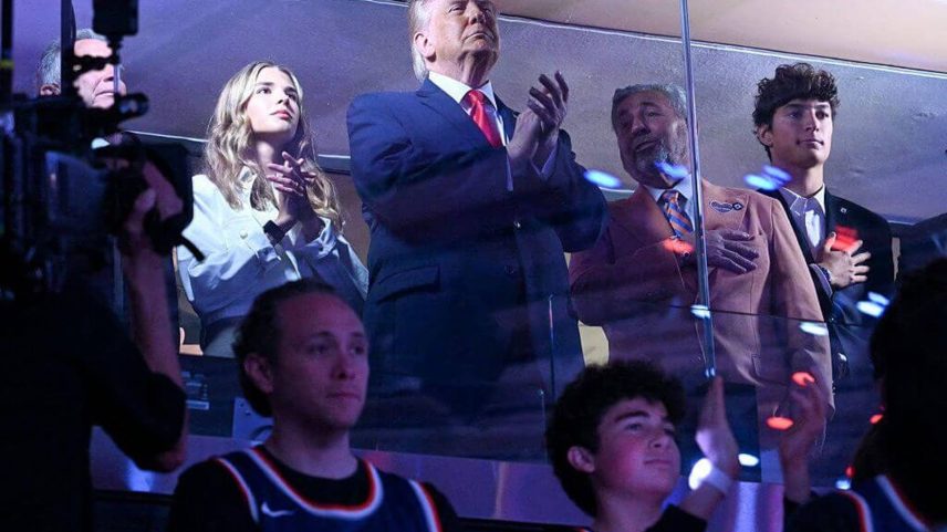 Donald Trump attended Game 3 of the NBA Finals. Now, Knicks owner James Dolan says the team will repay the favor with a visit to the White House.