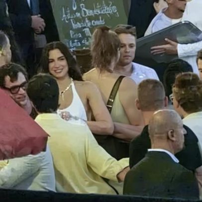 Dua Lipa e Callum Turner começam casamento de 3 dias na Itália