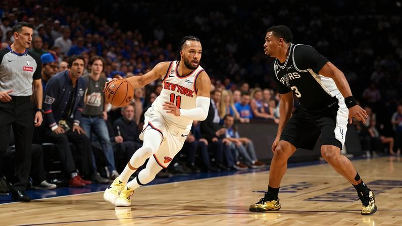 The Knicks were out of it at halftime, but they crawled their way to take a dominant 3-1 series lead.