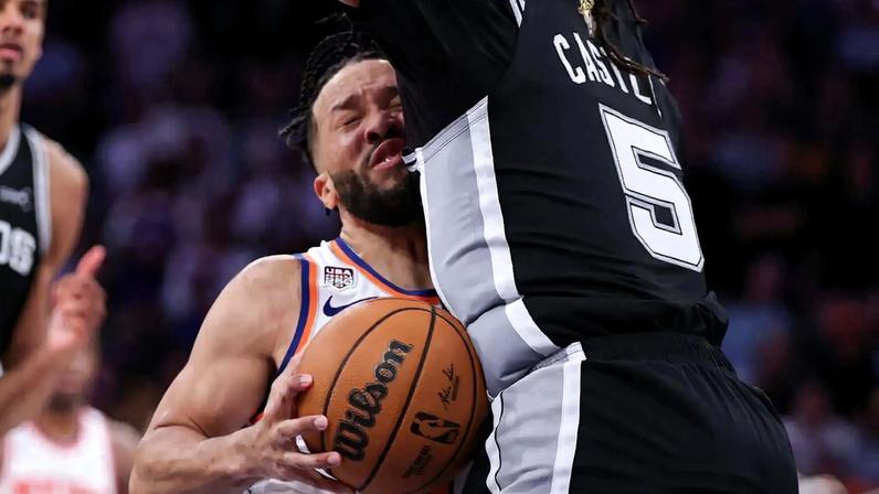 Jalen Brunson and the Knicks finally hit a wall Monday night after winning 13 straight playoff games.
