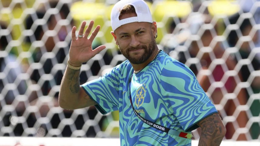 Neymar no estádio de Nova York e Nova Jersey na estreia do Brasil na Copa do Mundo 2026