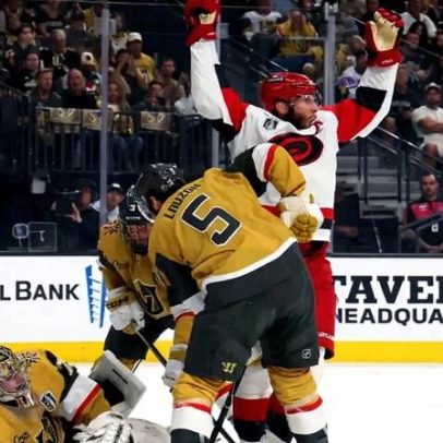 Hurricanes empatam a final ao vencer jogo 4 contra Golden Knights