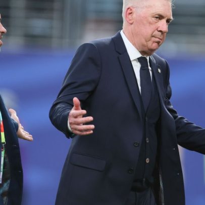Ancelotti demonstra irritação com empate da seleção