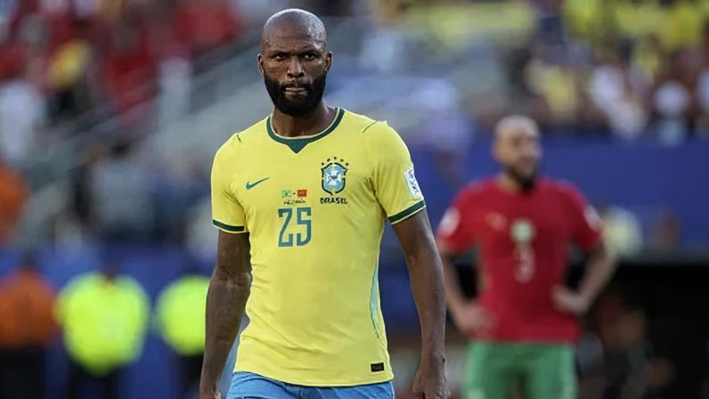 EAST RUTHERFORD, NEW JERSEY - JUNE Igor Thiago em Brasil x Marrocos
