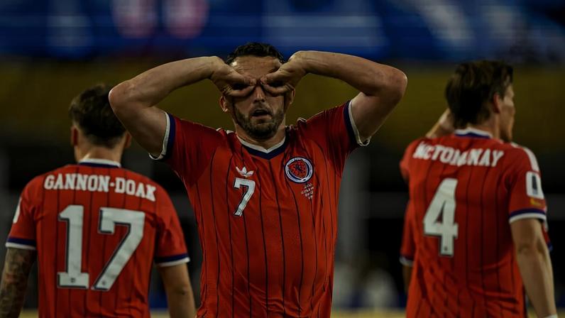 McGinn celebrates putting the knockout rounds within sight