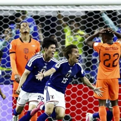 Japão empata com a Holanda com gol no fim na Copa do Mundo