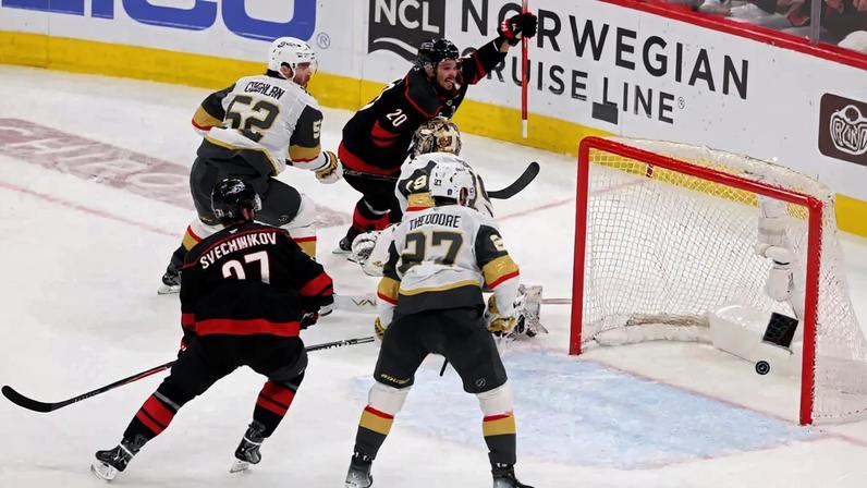 Carolina is one win away from its first Stanley Cup title in two decades.
