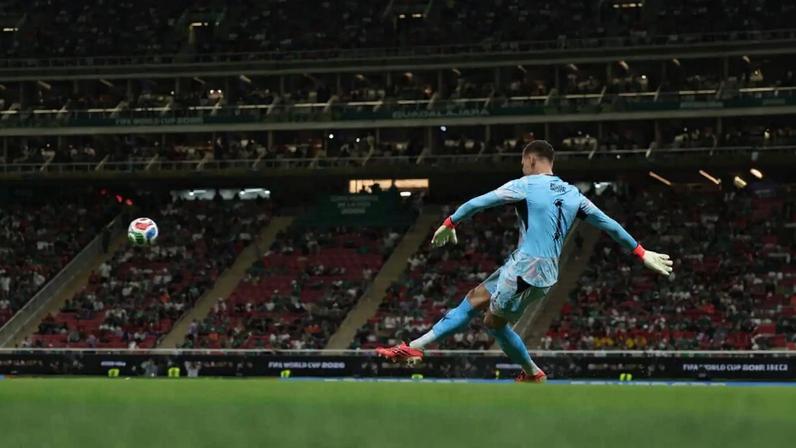 There were plenty of empty seats at the game between South Korea and the Czech Republic