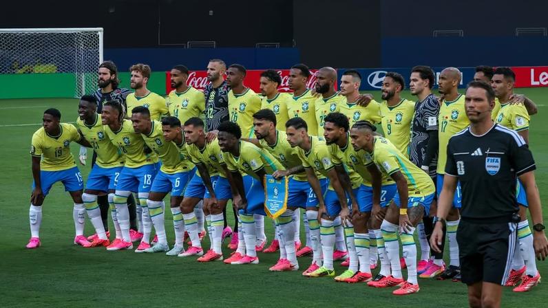 Seleção brasileira na estreia da Copa do Mundo de 2026 (Ayman Aref/NurPhoto via/Getty Images)