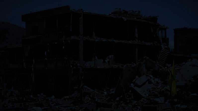 VALE DO BEKAA, LÍBANO - 16 DE JUNHO: Vista da destruição causada por um ataque israelense na cidade de Sahmar, no Vale do Bekaa, Líbano, em 16 de junho de 2026. Danos a edifícios são visíveis após o acordo firmado entre os Estados Unidos e o Irã. (Foto de Ramiz Dallah/Anadolu via Getty Images)