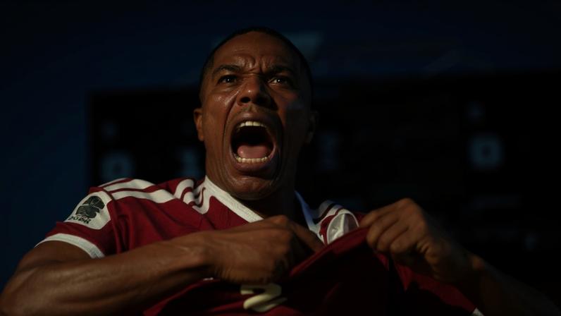 Qatar celebrate their late equaliser