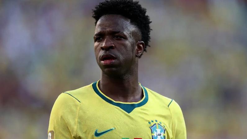 Vinicius Junior em partida de estreia da seleção brasileira na Copa do Mundo de 2026