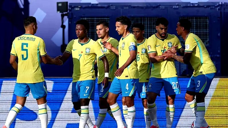 Seleção brasileira no jogo contra Marrocos (Kevin C. Cox/Getty Images)