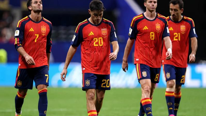 Seleção da Espanha perdeu para Cabo Verde na estreia da Copa do Mundo (Maddie Meyer - FIFA/FIFA/Getty Images)