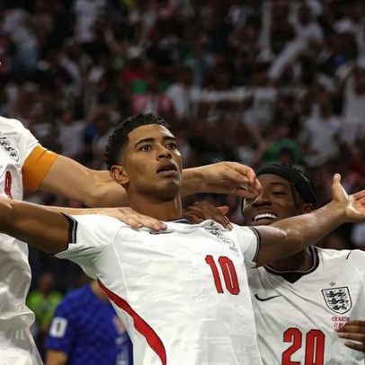 Inglaterra quase garante vaga na fase eliminatória com gol de Bellingham