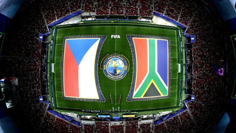 POUCO EMPOLGA - Jogos desta quinta, 18, como África do Sul x República Tcheca, pouco emocionantes (Madison Higham - FIFA/FIFA/Getty Images)