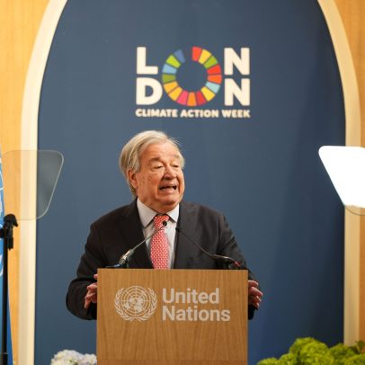 Semana de Ação Climática em Londres é prejudicada pela mudança climática